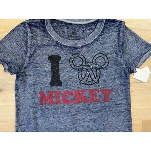 Disney I Love Mickey Pretzel T-shirt Size Large - Disneyland, Mickey Mouse